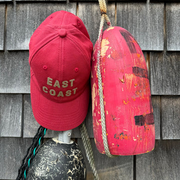 East Coast Needlepoint Hat, New England Red