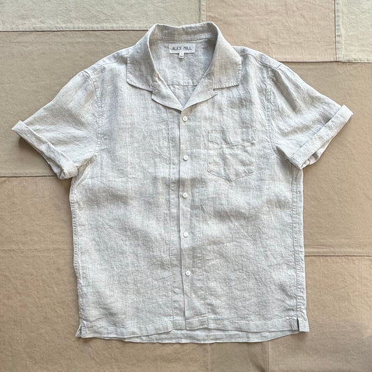 Camp Shirt in Linen, Flax