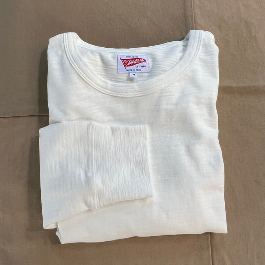 Long-Sleeve Heather T-shirt, White