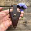 Steel Garden Scissors and Leather Pouch
