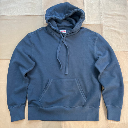Classic Knit Hoodie, Washed Navy