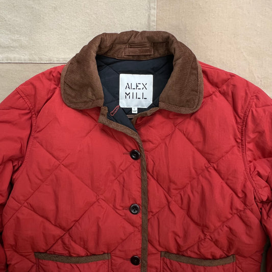 Quinn Quilted Jacket, Firebrick