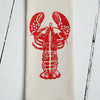 Lobster Tea Towel, Red