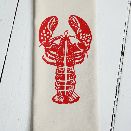 Lobster Tea Towel, Red