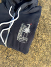 Gulliver the Seagull Zip-Up Hoodie, Navy’