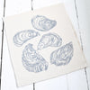 Oyster Tea Towel, Grey