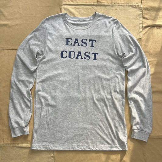 East Coast Long Sleeve T-Shirt, Grey/Navy