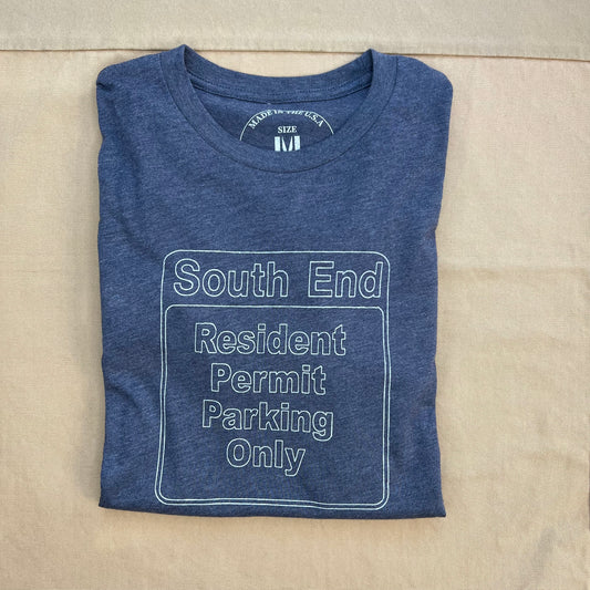 South End Parking Long-Sleeve T-Shirt, Navy