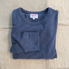 Long-Sleeve Slub T-shirt, Washed Navy