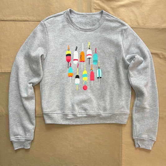 Women's Buoys Cropped Crewneck