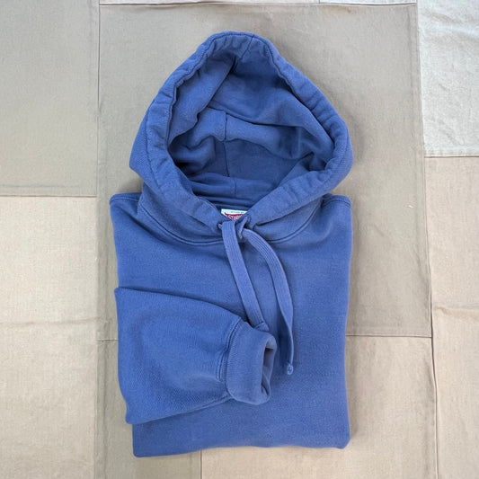 Classic Knit Hoodie, Marine Blue