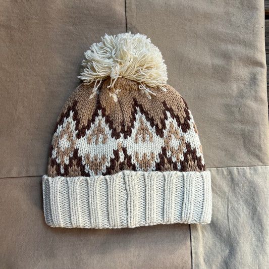 Snowbelle Beanie, Morning Flight: Dark Natural