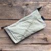 Military Tent Canvas Pouch, Olive Green/Brown Cord
