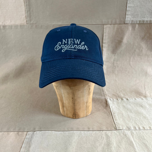 New Englander Needlepoint Cap, Navy