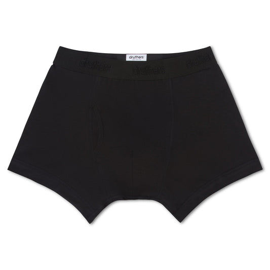 Organic Cotton Boxer Brief, Black