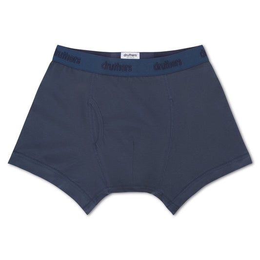 Organic Cotton Boxer Brief, Navy
