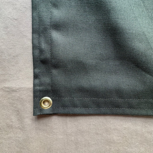 Live Free or Die Canvas Camp Flag, Olive