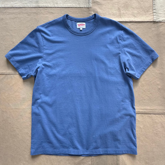 Short Sleeve Banner T-shirt, Washed Blue