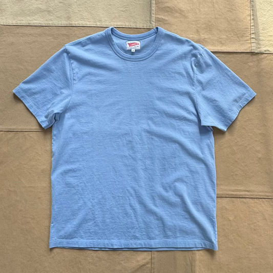 Short Sleeve Banner T-shirt, Light Blue