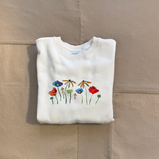 Botanic Sweatshirt, Cloud