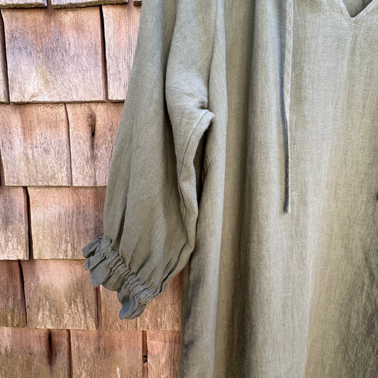 CPO Wool Button Down Shirt, Olive