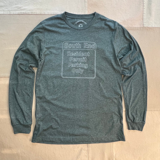 South End Parking Long-Sleeve T-Shirt, Green