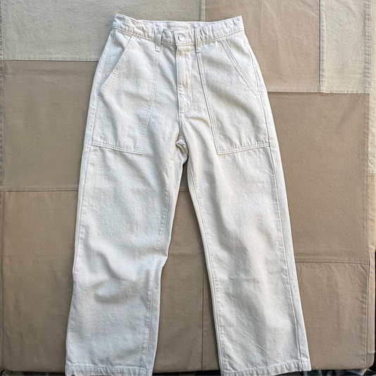 Women’s River Pant in Garment Dyed Recycled Cotton, Canvas