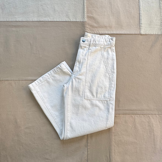 Women’s River Pant in Garment Dyed Recycled Cotton, Canvas