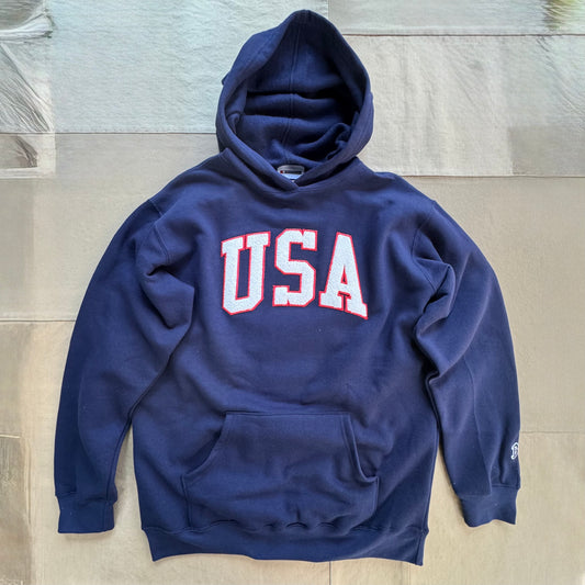 USA Lightweight Pullover Sweatshirt, Navy
