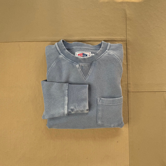 Sunfaded Terry Crew, Aegean Blue
