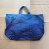 Hand Dyed Tote Bag, Deep Ocean Blue