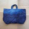 Hand Dyed Tote Bag, Deep Ocean Blue