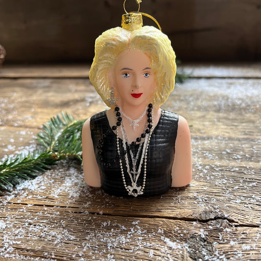 Madonna Glass Ornament