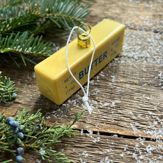 Stick of Butter Glass Ornament