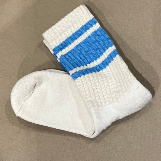 Retro Stripe Sock, Blue
