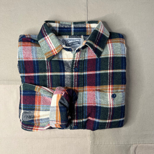 Plaid Cotton Flannel Shirt, Coast