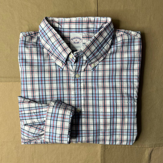 Friday Shirt, Poplin Plaid, Blue Multi