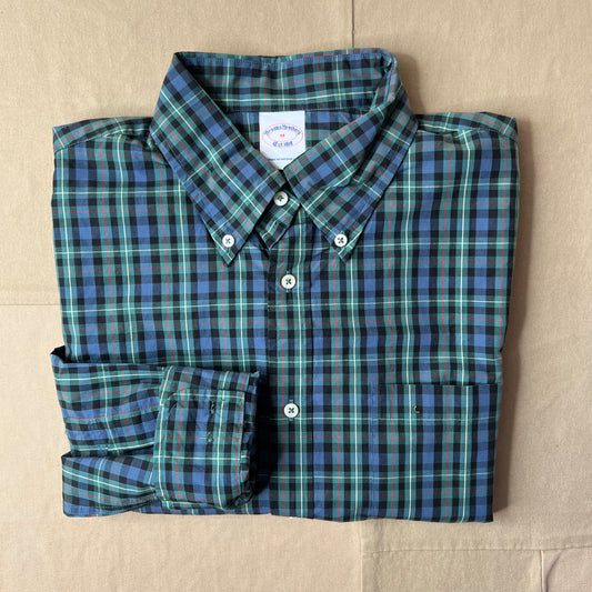 Friday Shirt, Poplin Stewart Tartan, Dark Green Multi