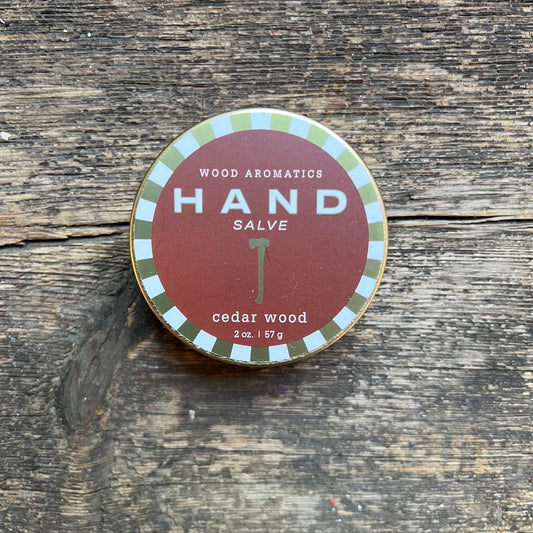 Wood Aromatics Hand Salve, Cedar Wood