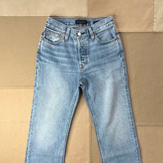 Jane Mid-Rise Straight Jean, Kyoto Wash