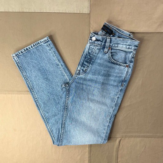 Jane Mid-Rise Straight Jean, Kyoto Wash