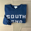 South End Crewneck, Navy/Grey
