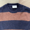 Alpine Knit, Navy/Dark Brown