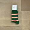 Rugby Stripe Socks, Green