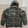 Hooded Down Jacket, Dark Olive