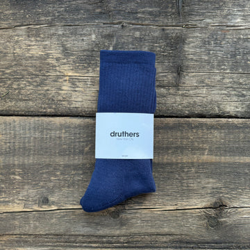 Organic Cotton Everyday Crew Sock, Navy