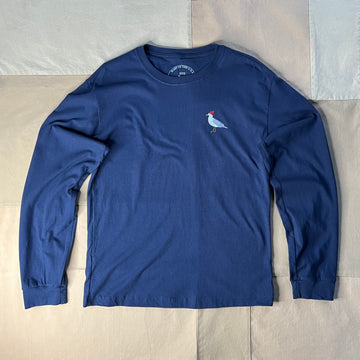 Long Sleeve Seagull T-Shirt, Navy