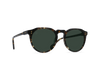 Remmy Sunglasses, Brindled Tortoise/Green Polarized