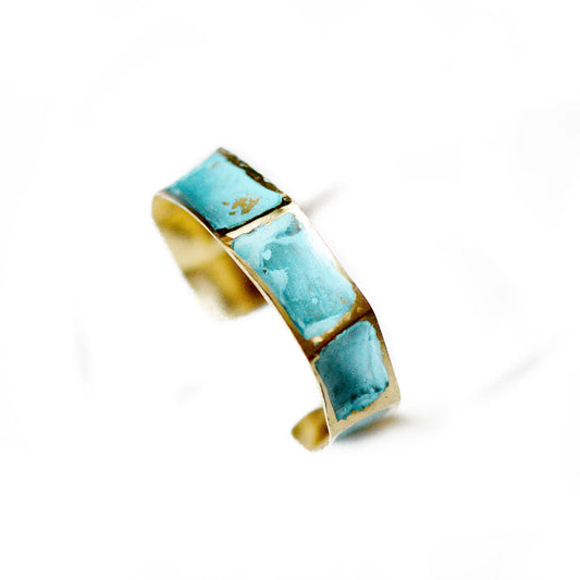 Patina Marina Panel Cuff