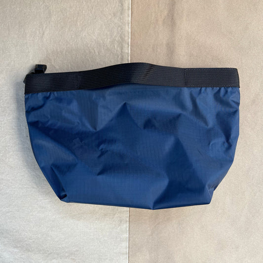 Nylon Pouch, Navy/Black